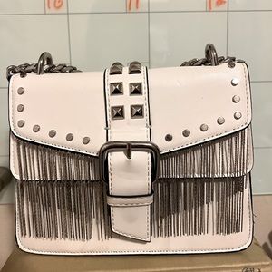 TOPSHOP Fringe Studded Purse